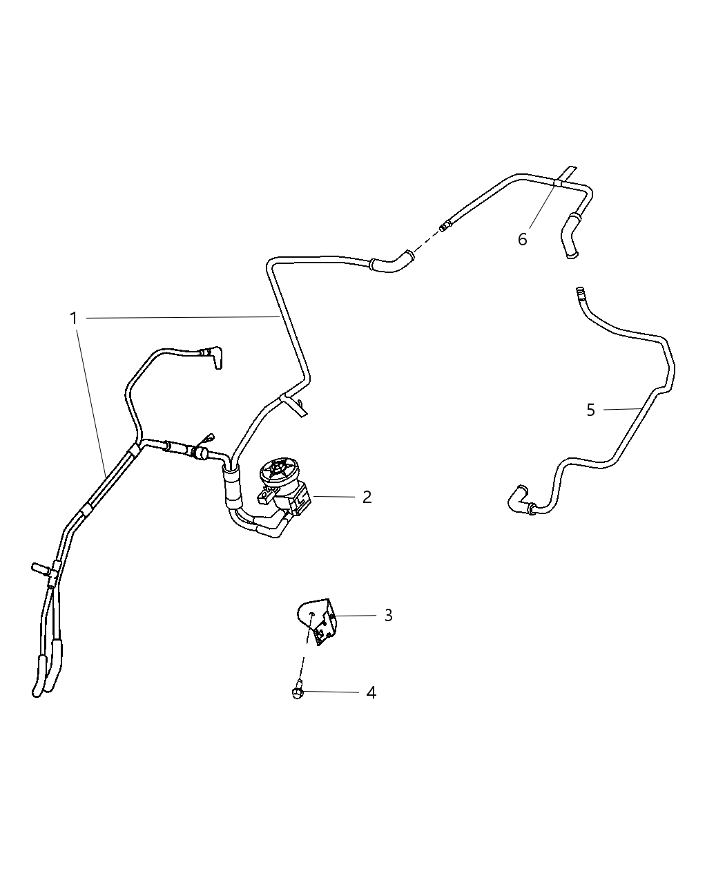 Mopar 4891298AC Harness Vapor Purge