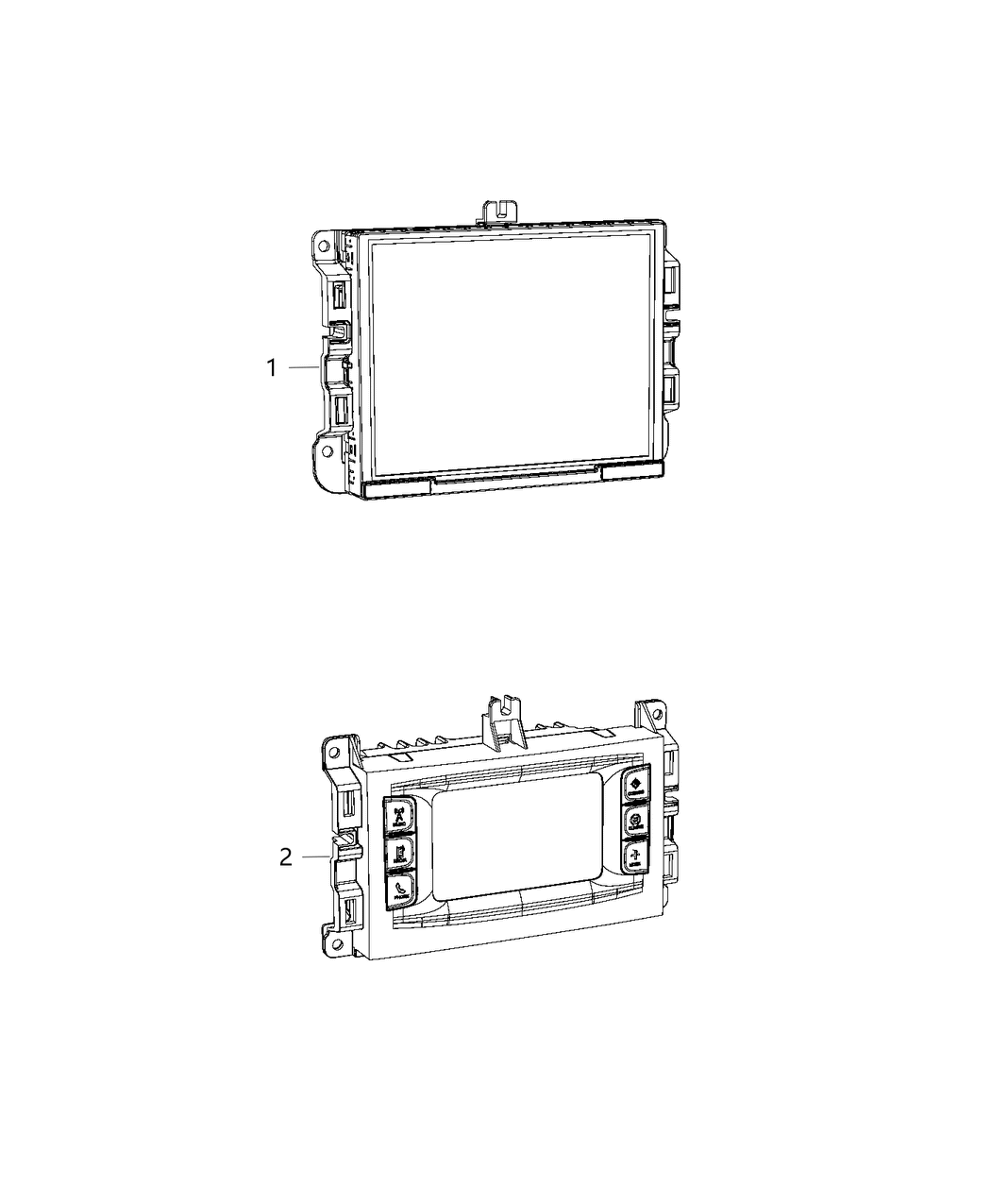 Mopar 68272222AC Radio Multi Media