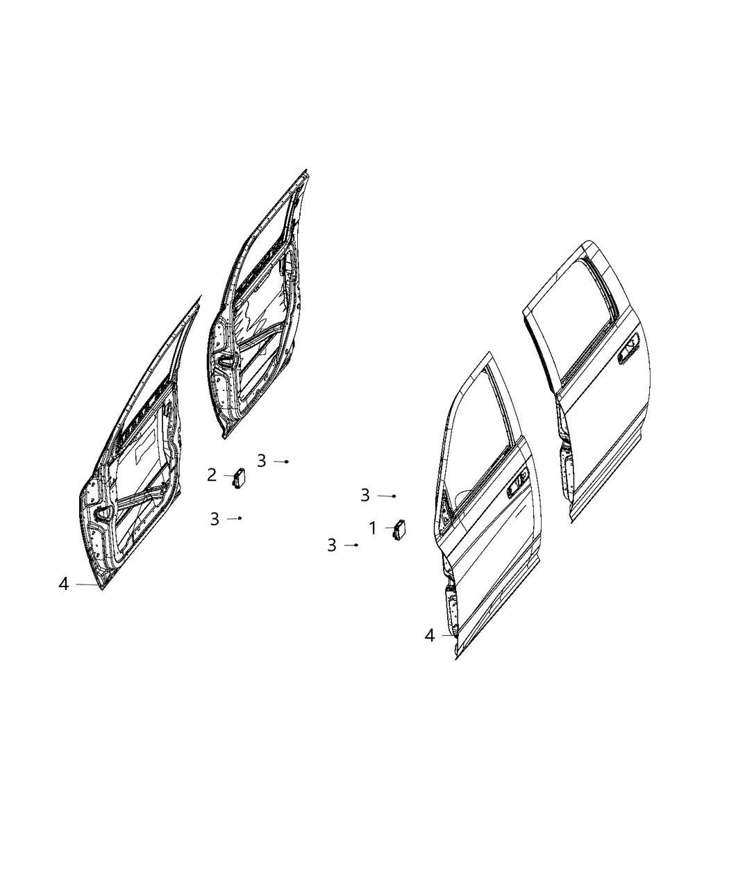 Mopar 68517697AA Module Door