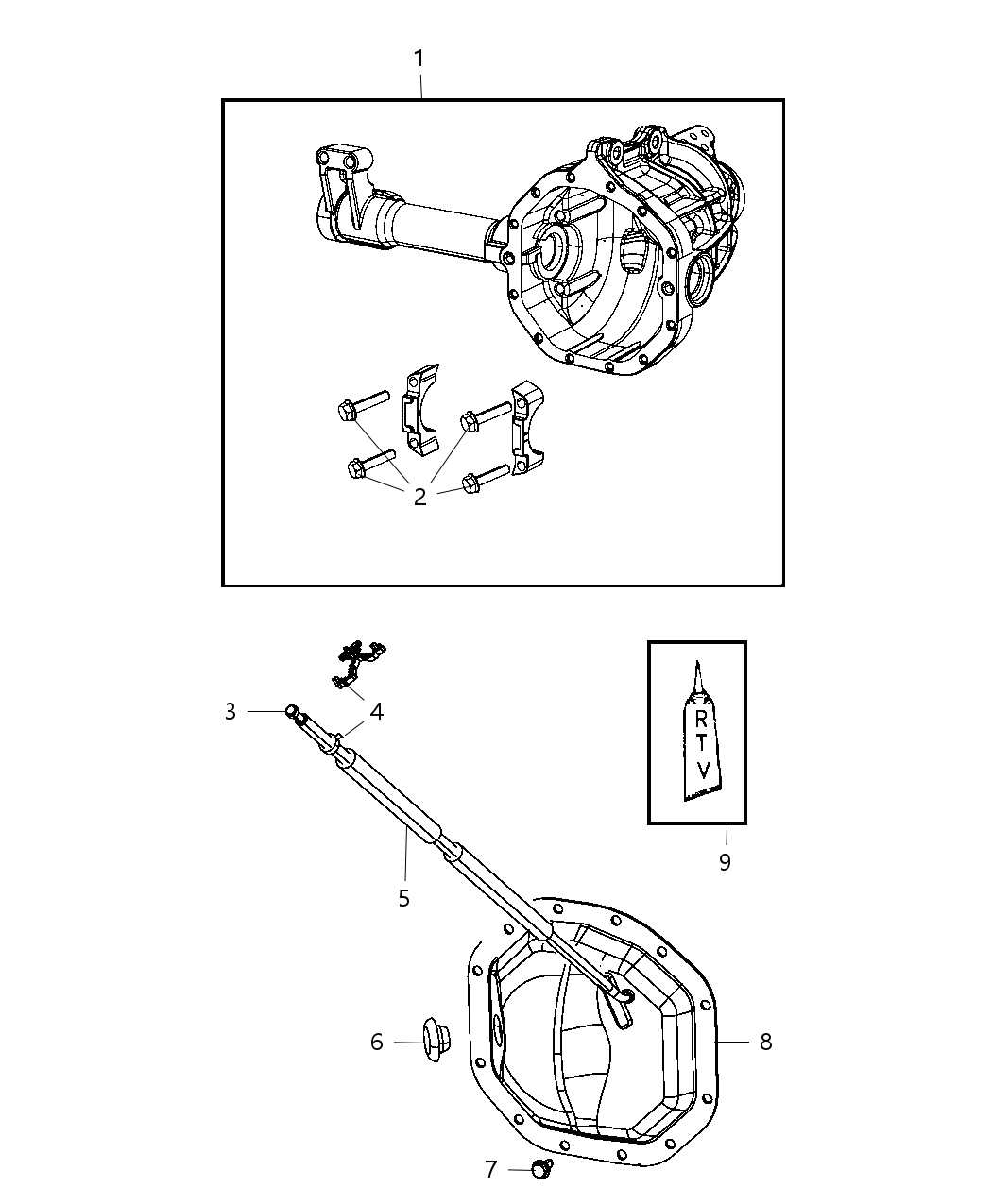Mopar 68021344AA Hose Axle Vent