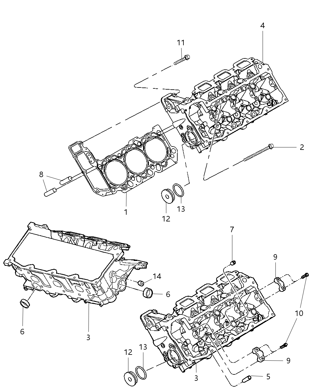 Mopar R5637078 Head Cylinder Left See Note