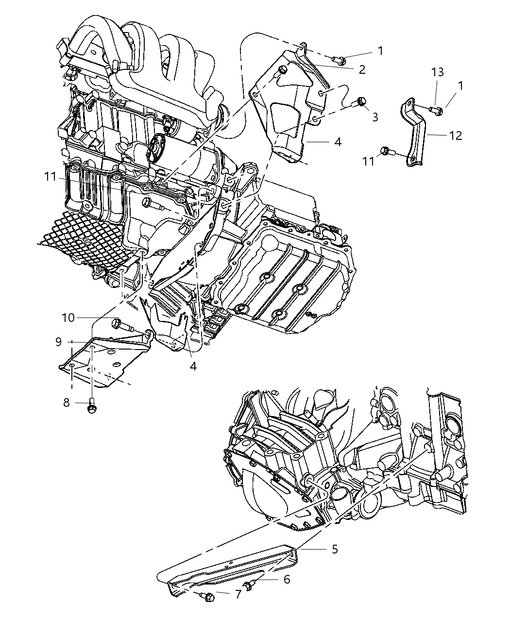 Mopar 4891571AA Strut Engine