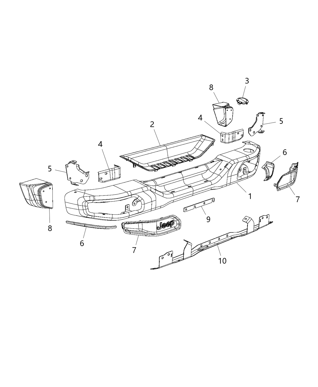 Mopar 68232001AA Nut Locking M10