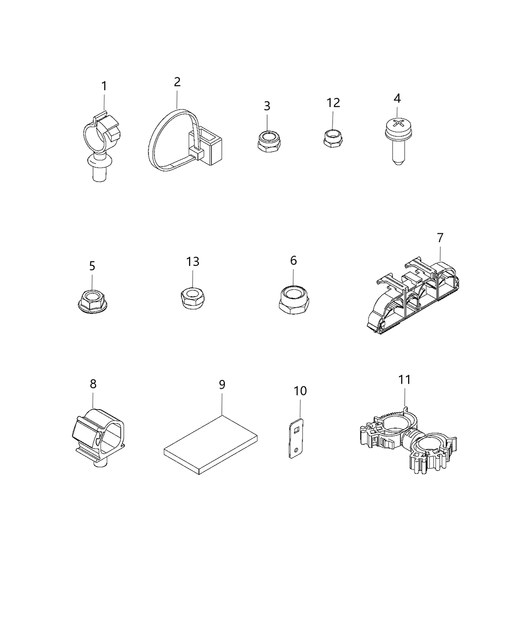 Mopar 68266483AA Bracket Wiring