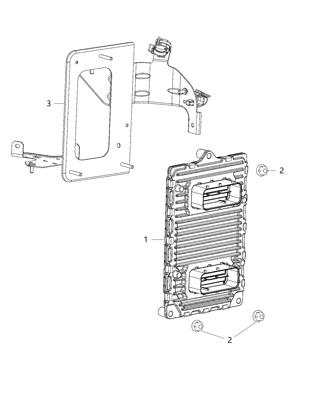 Mopar 68160203AB Bracket Controller