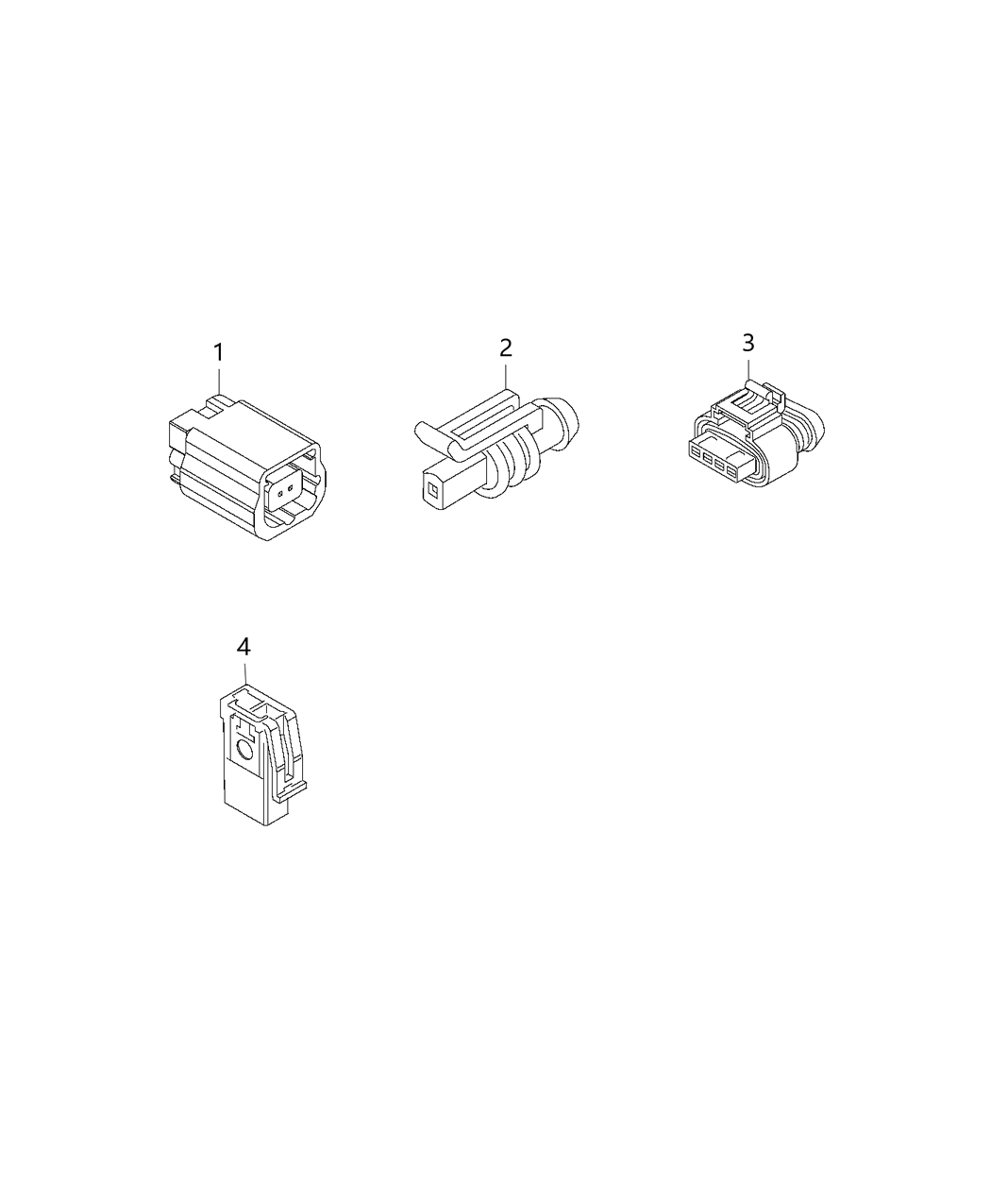 Mopar 68266507AA Connector Electrical