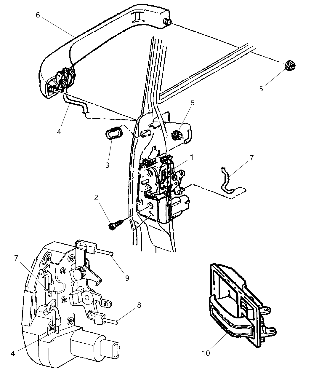 Mopar 55076227 Lock Rod