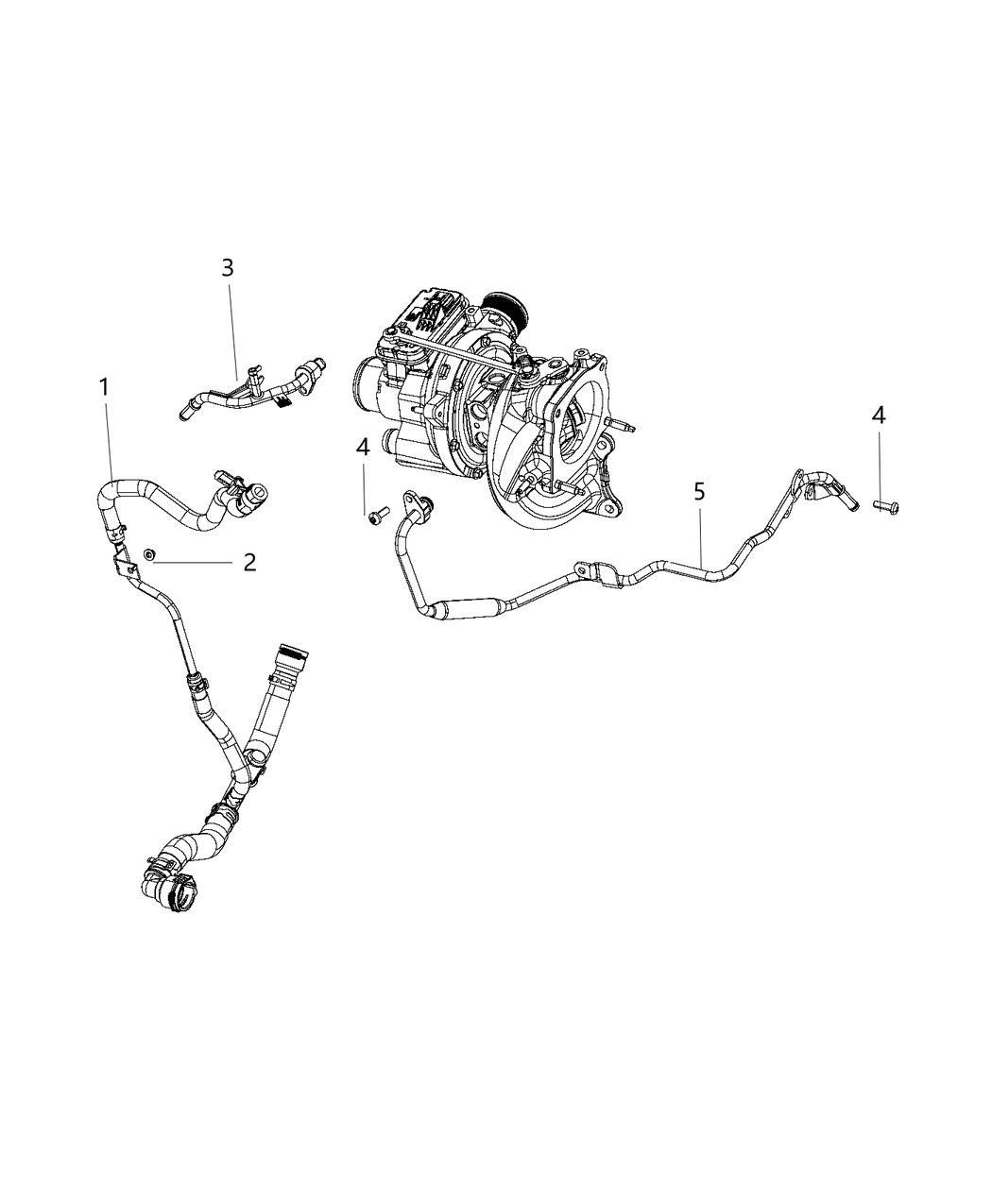 Mopar 4893731AE Tube Coolant