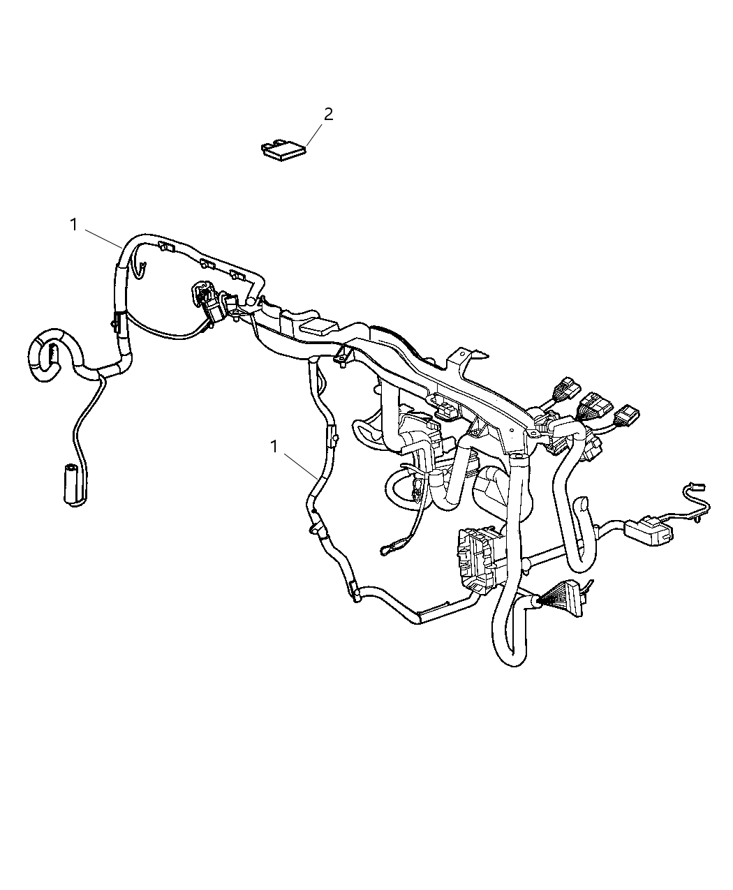 Mopar 5271370AA Wiring Heater And A/C Jumper