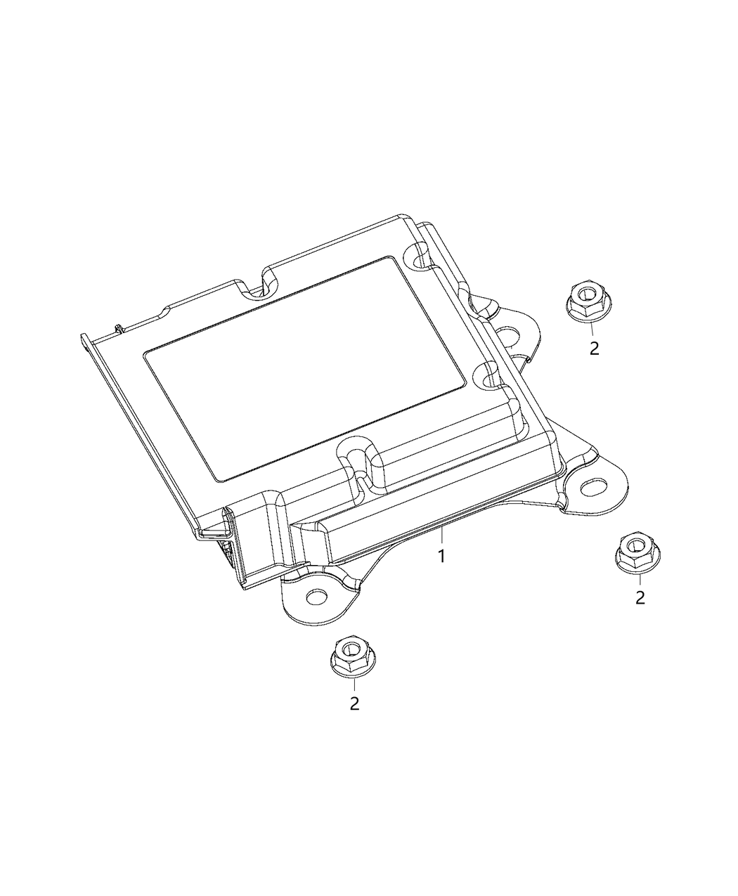 Mopar 68238840AG Module Occupant Restraint