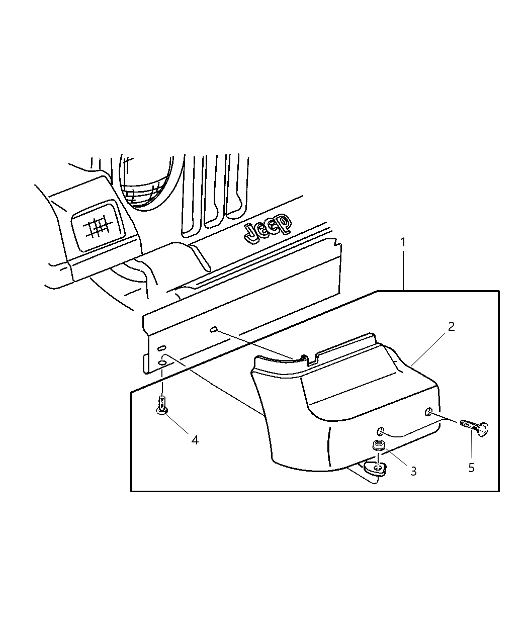 Mopar 82202378 Extension Package Front Bumper
