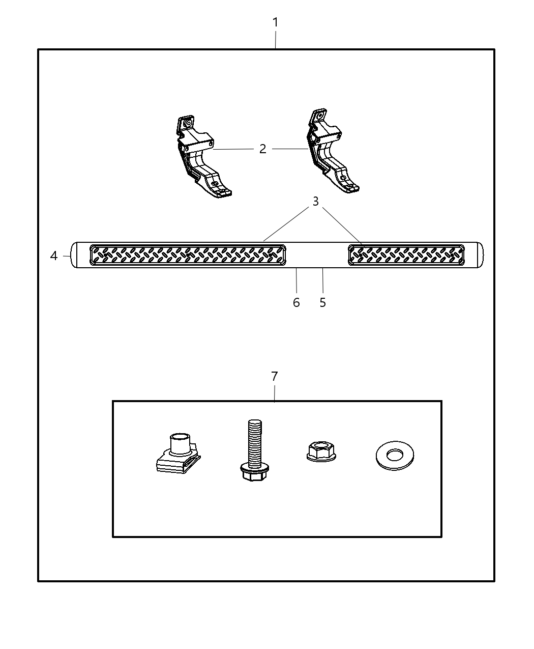Mopar 68042244AA Step Pad Side Step