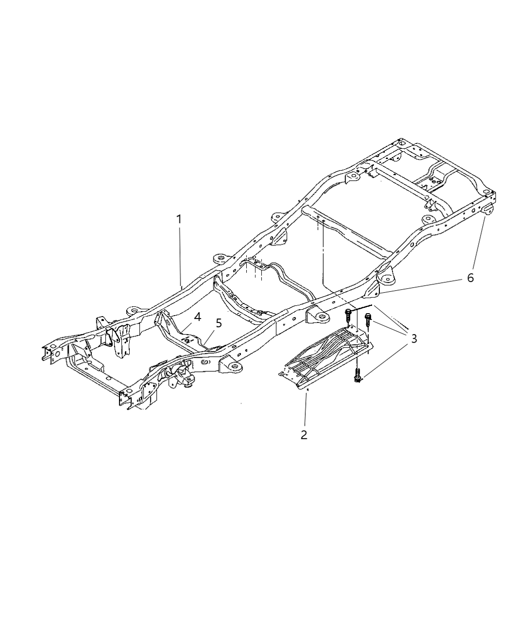 Mopar 52020914AI Frame Chassis