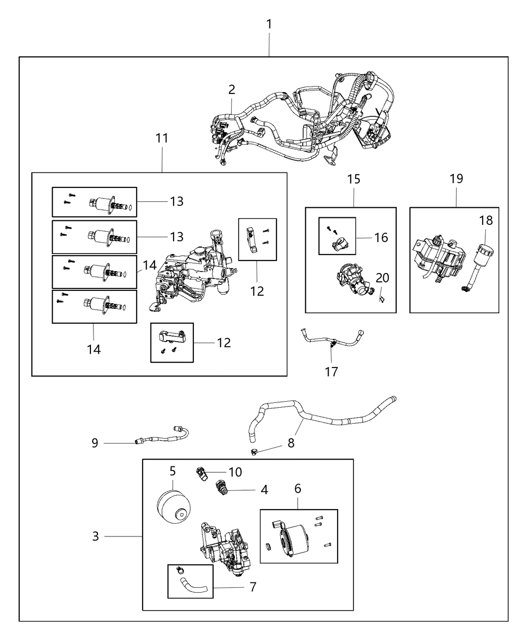 Mopar 68132761AA Cover Control Module