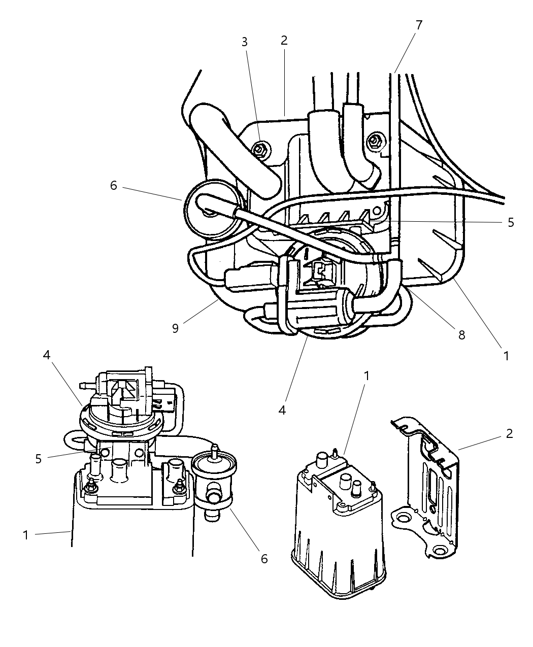 Mopar 4865170AA Hose Leak Detection Pump