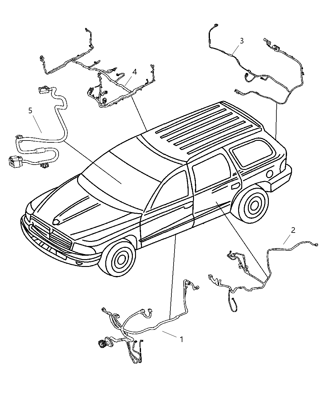 Mopar 56051750AD Wiring Front Door