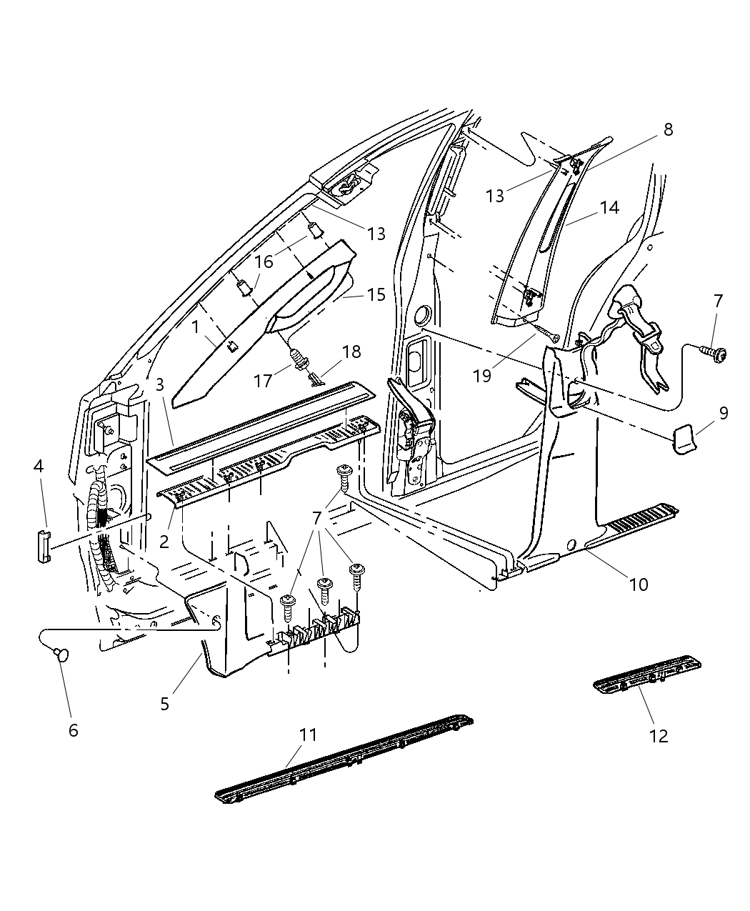 Mopar 5FA60XT5AD Panel Cowl