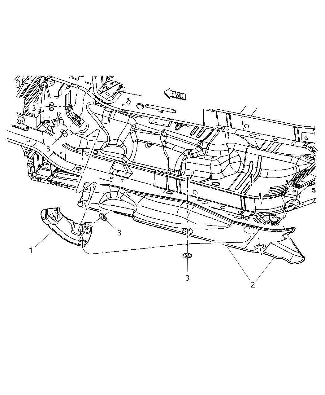 Mopar 53013753AB Shield Exhaust Manifold