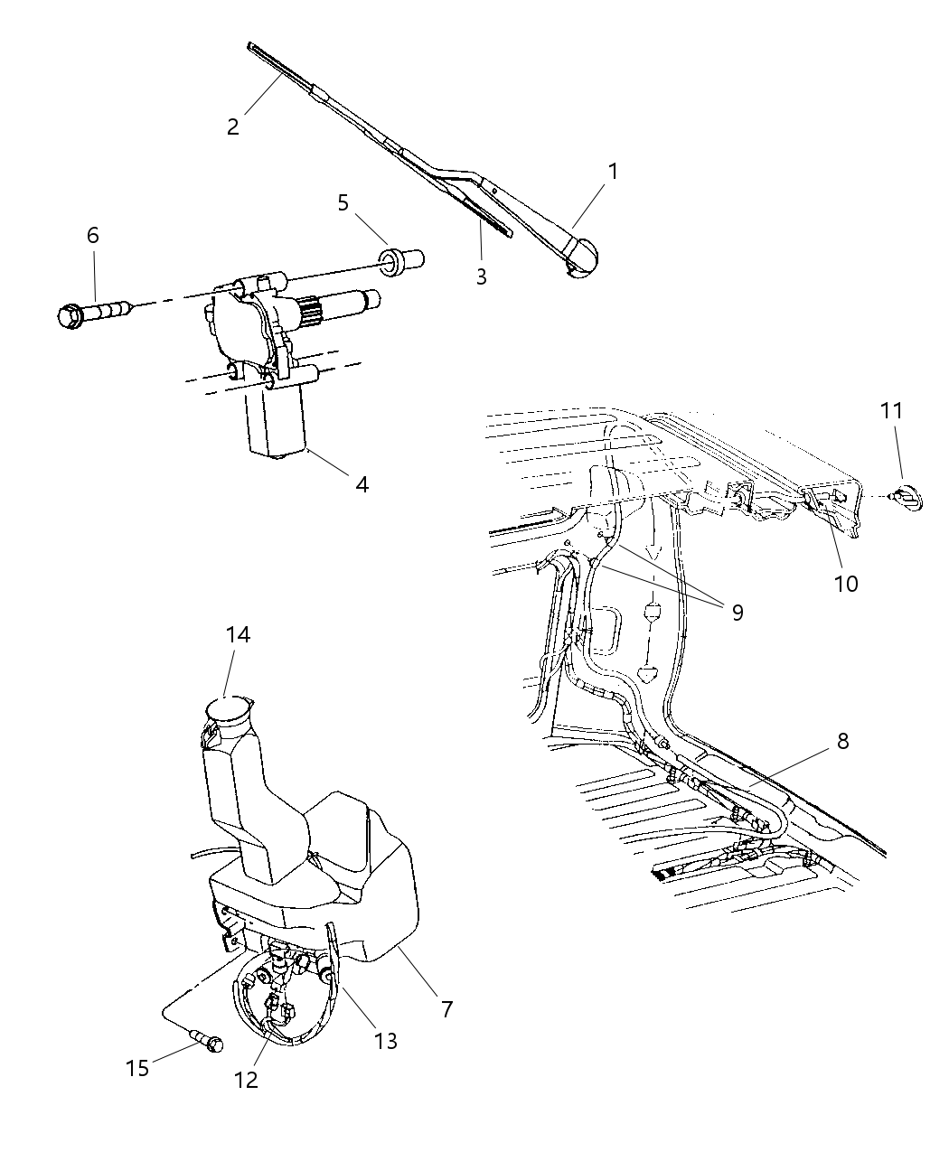 Mopar 3799824 Grommet, Wiper Driveshaft To Glass