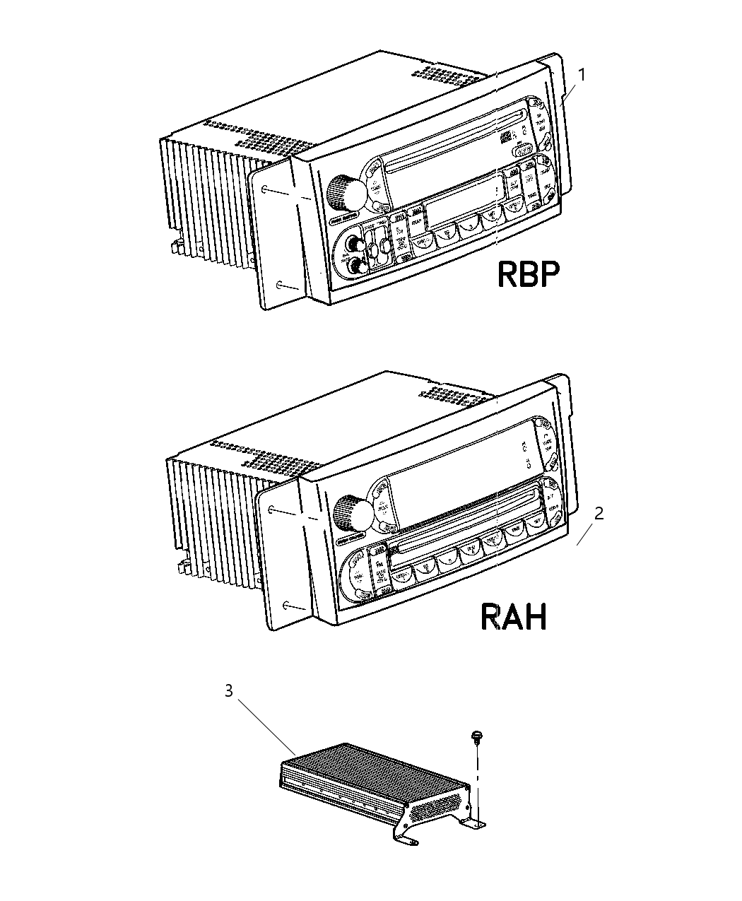 Mopar 5082764AA Radio AM/FM With CD And Equalizer