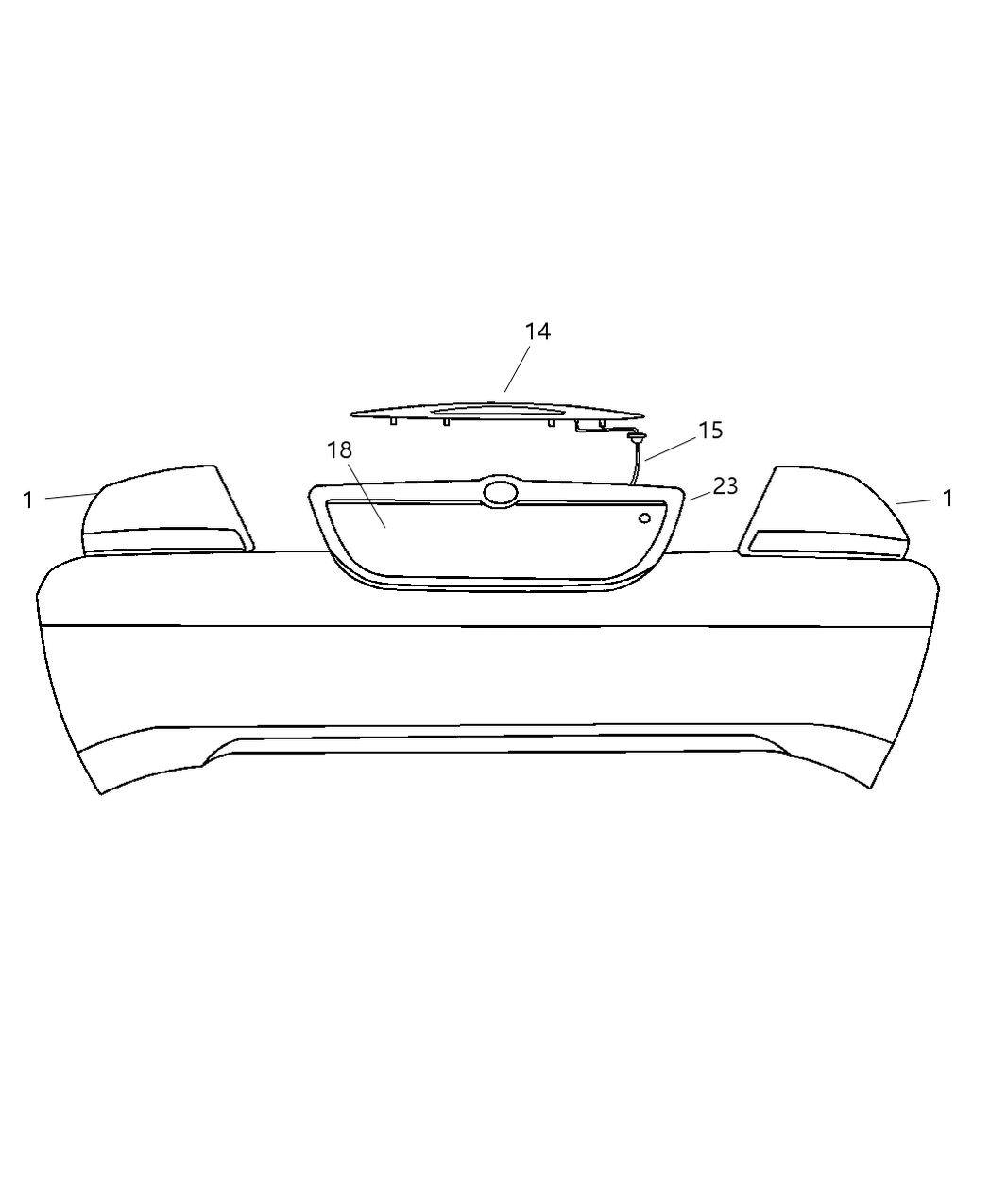 Mopar 4608639AC Wiring Turn Signal And Back Up