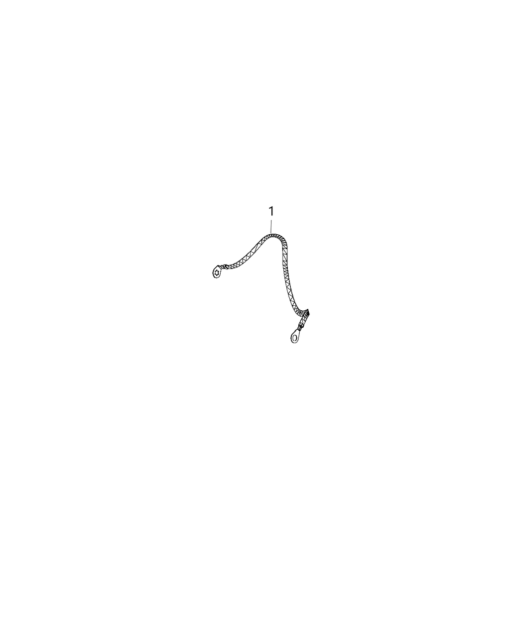 Mopar 68371295AA Strap Ground Gpecii To Front End Rail