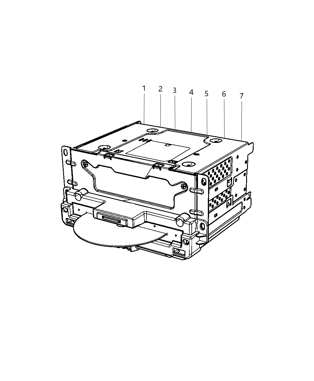 Mopar 5064546AL Radio Multi Media