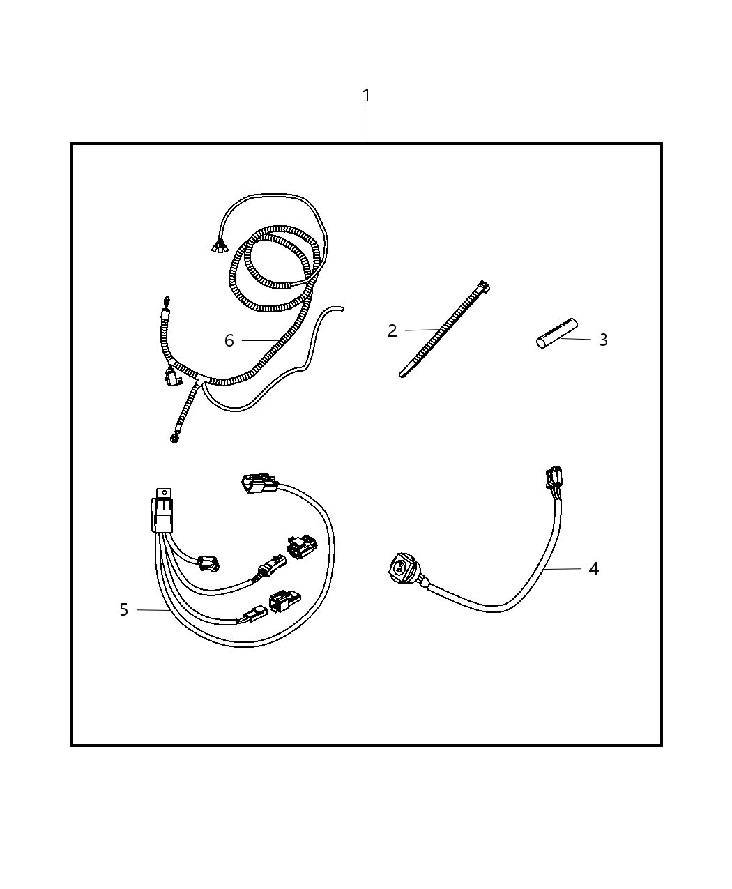 Mopar 82211452 Wiring Kit Off Road