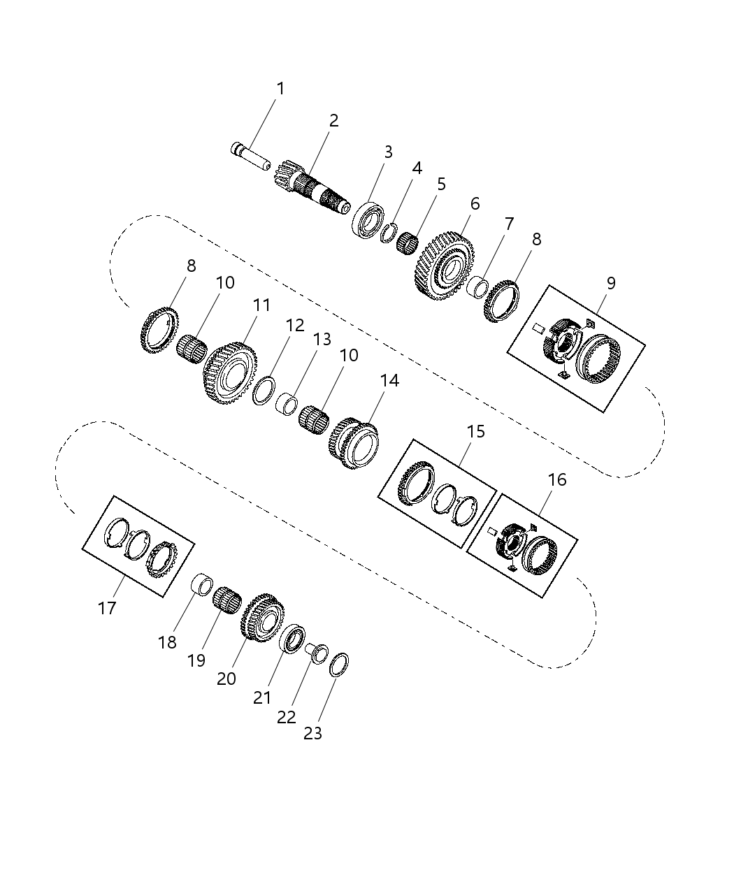 Mopar 68423107AA Gear First