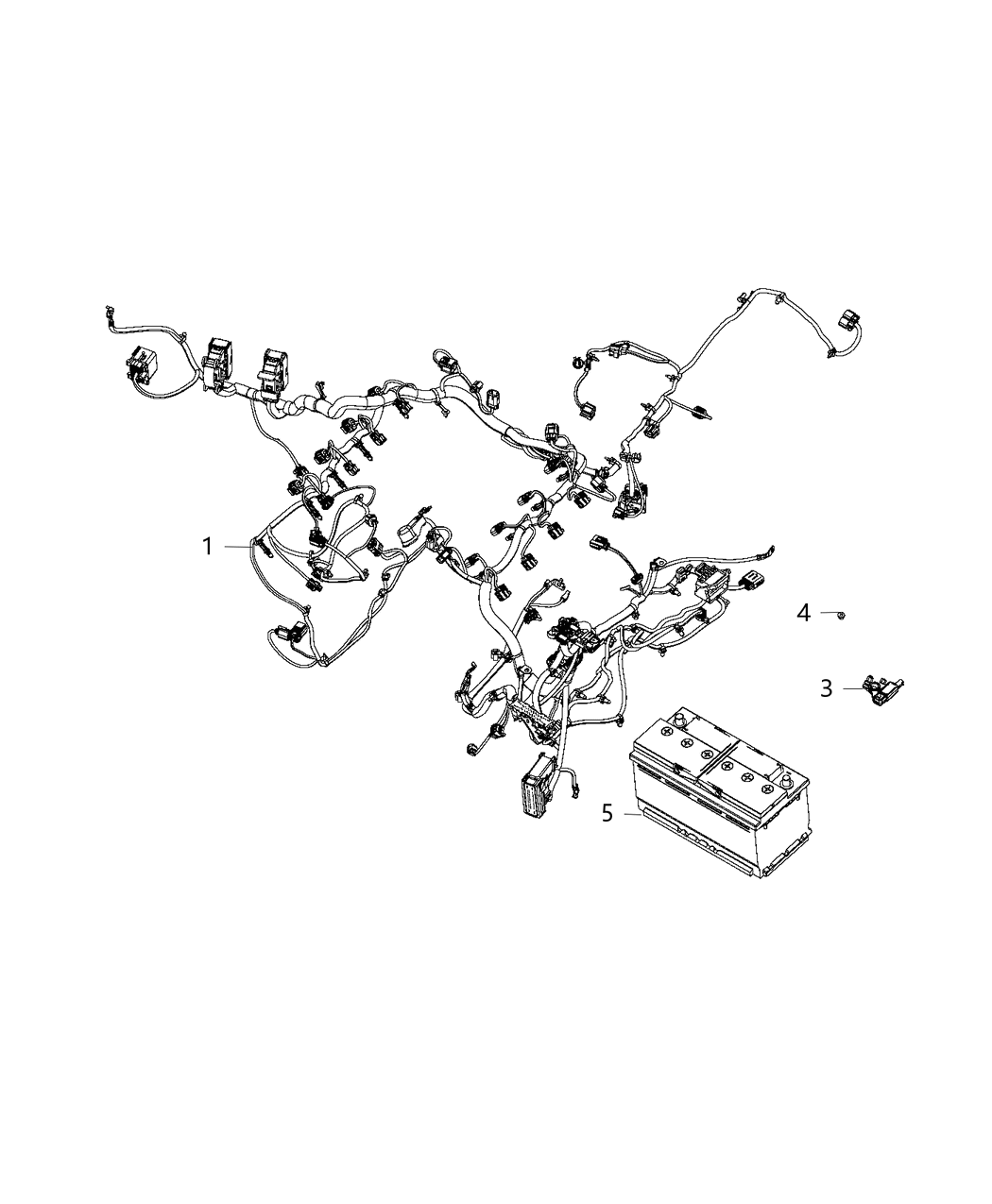 Mopar 68342075AB Wiring Transmission