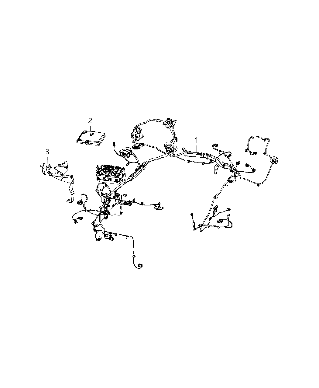 Mopar 68336728AD Wiring Headlamp To Dash