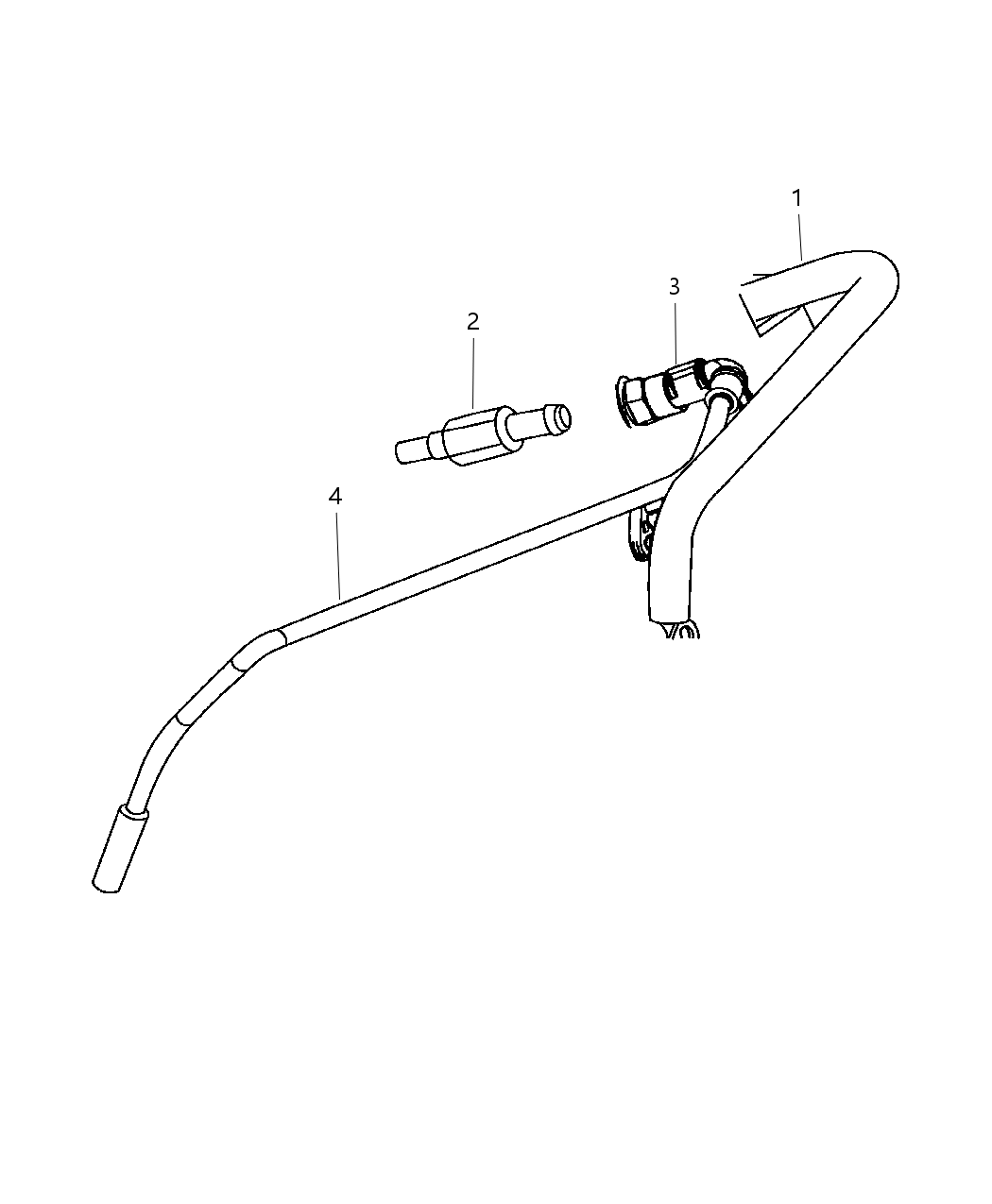 Mopar 4899086AA Bracket Hose