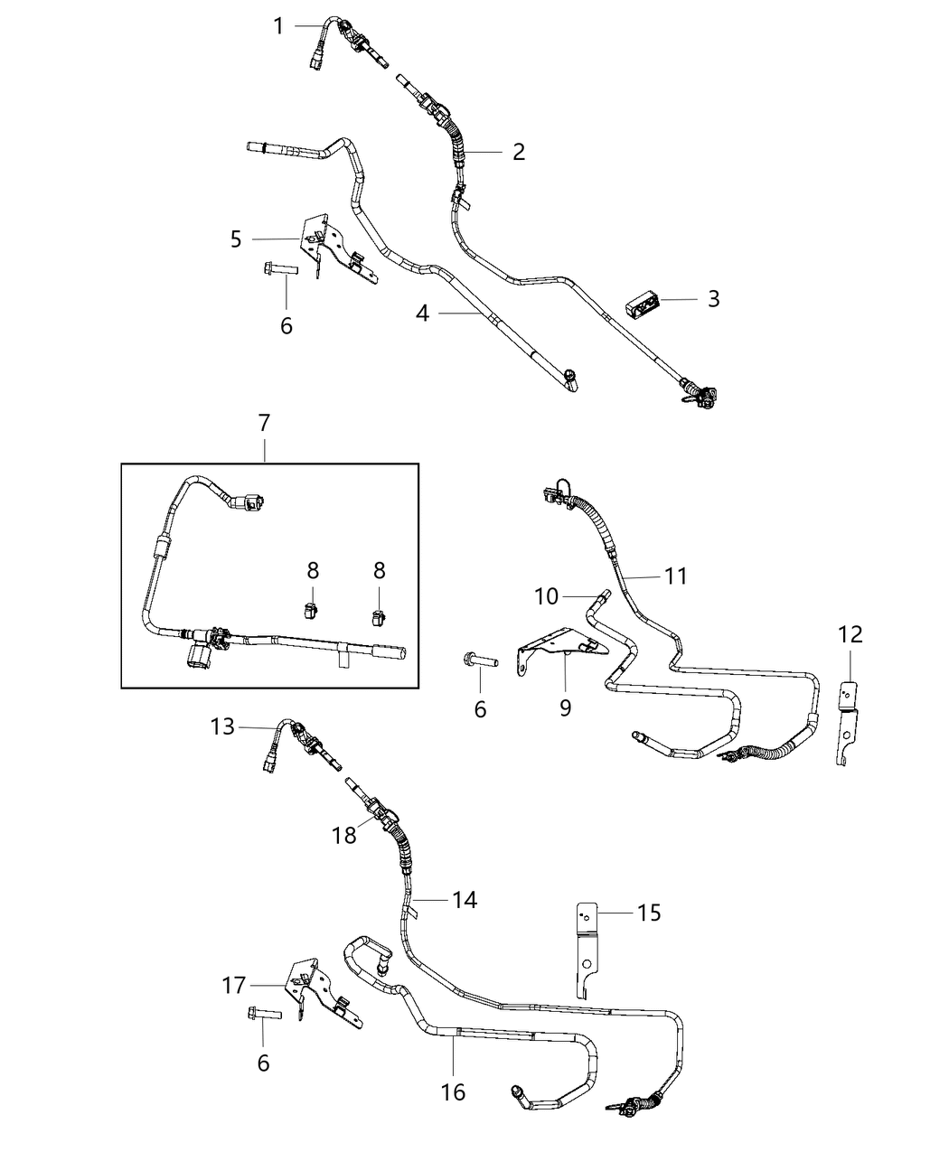 Mopar 5146335AC Tube Fuel Vapor