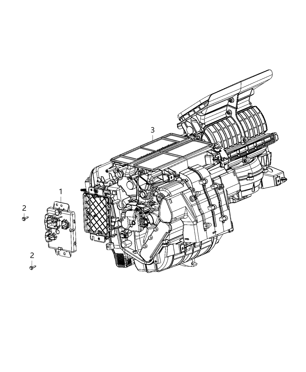 Mopar 68438412AB Module A/C And Heater