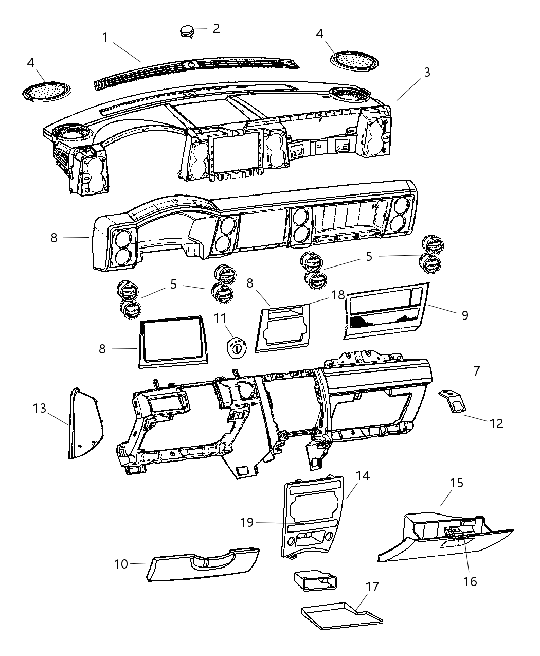Mopar 68033383AA Nut Push In