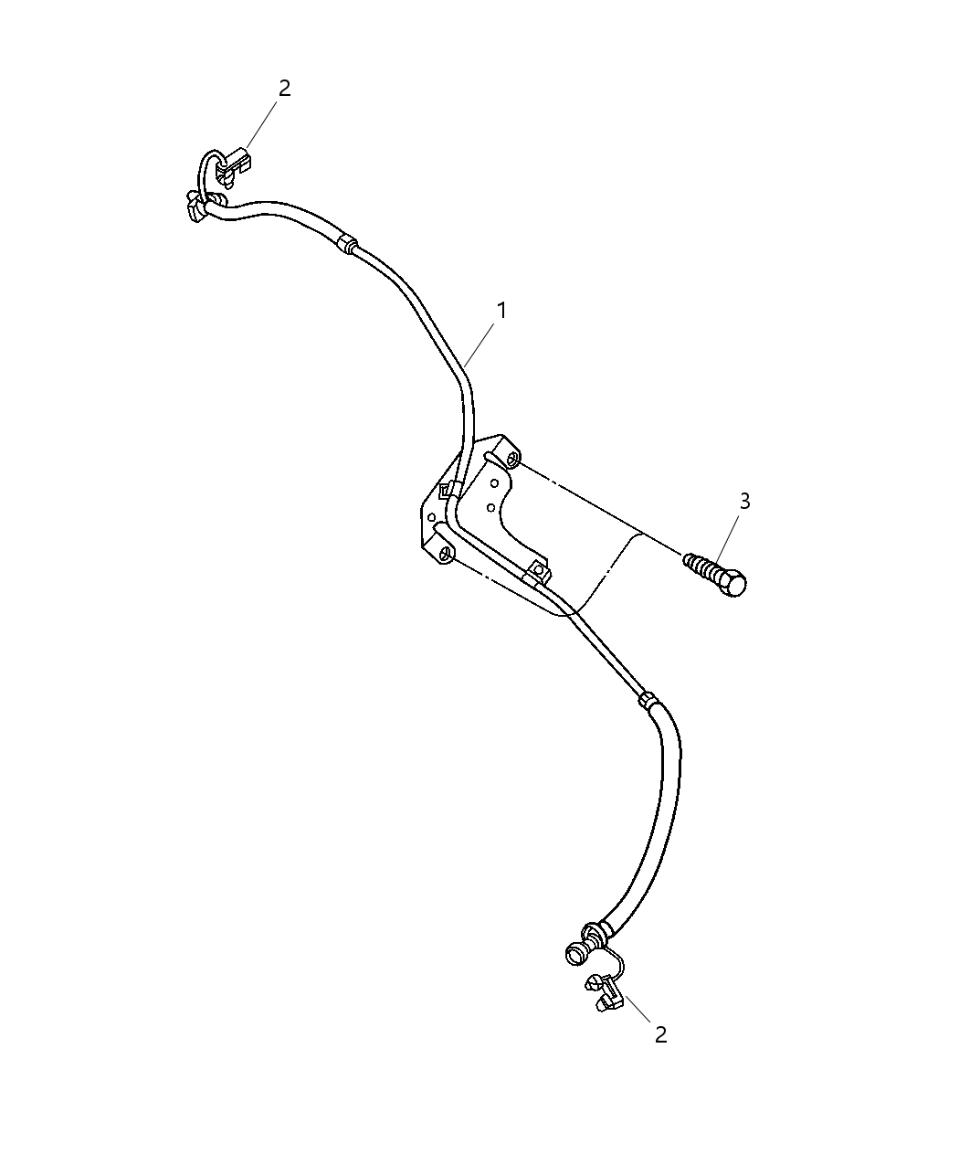Mopar 52102548AD Bundle Fuel Line