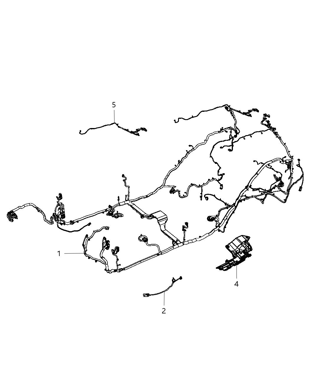 Mopar 68100391AC Wiring Body