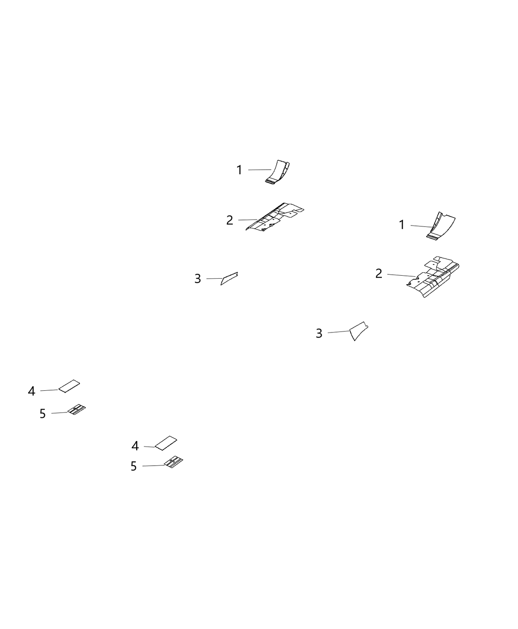 Mopar 68204735AA Insulation Foil Backed Seal