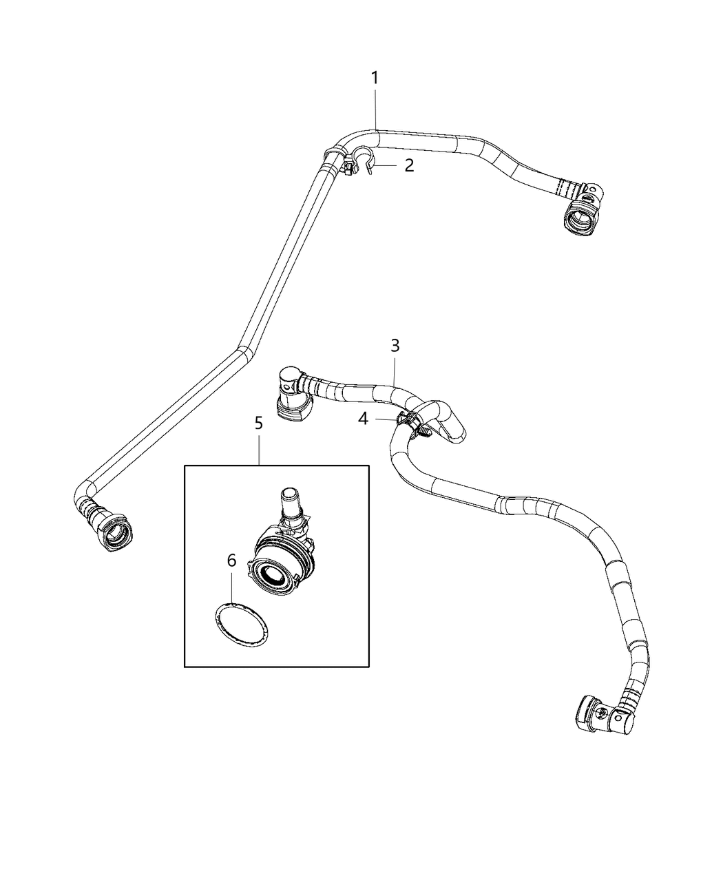 Mopar 68264889AA Tube Make Up Air