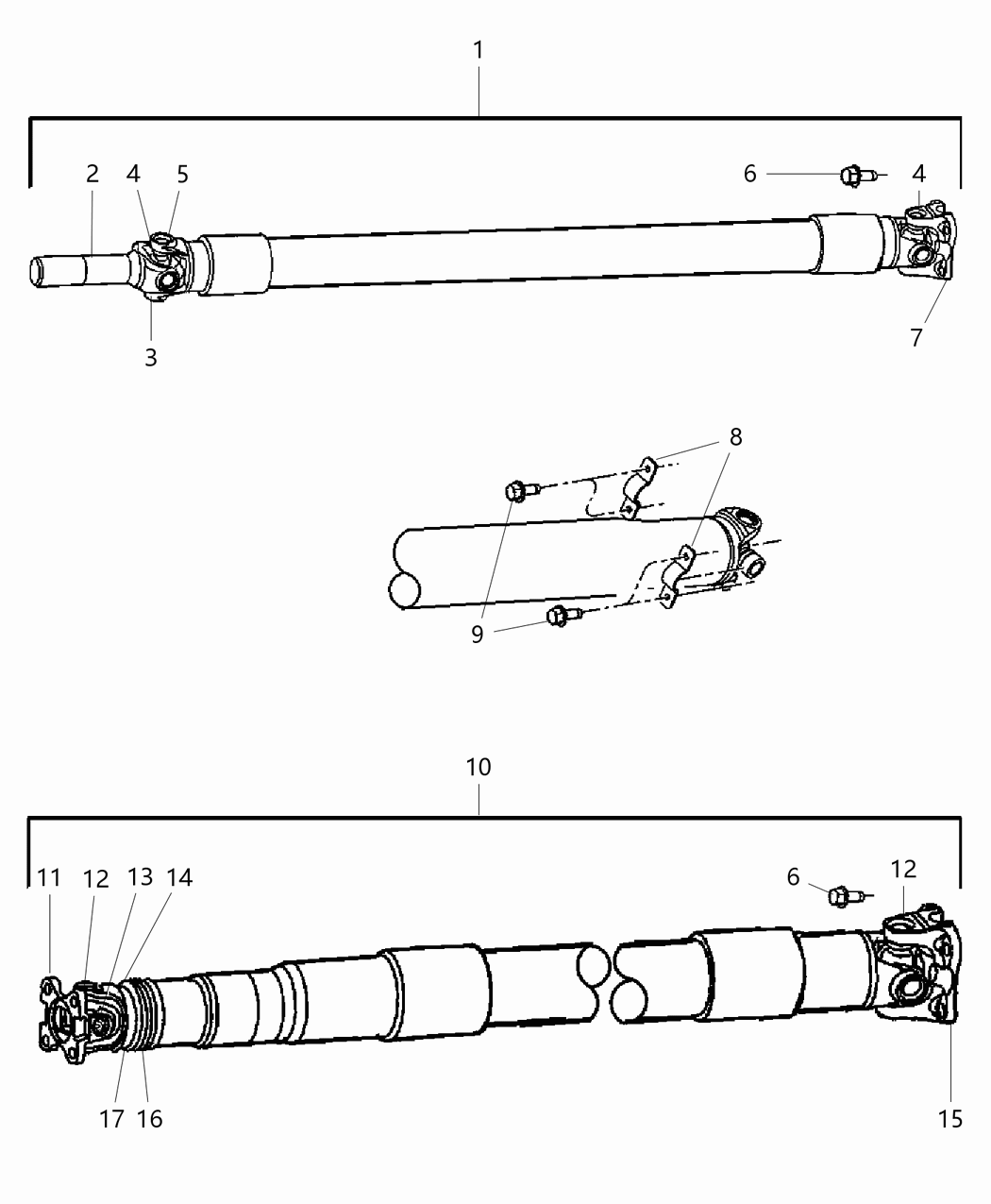 Mopar 5134234AB Slip Yoke