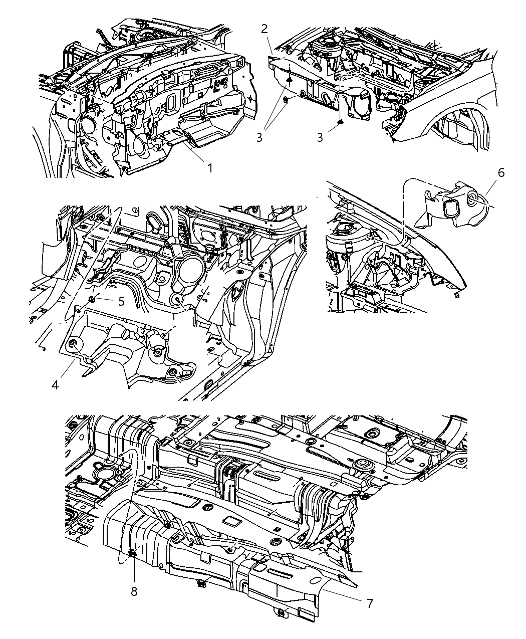 Mopar 5155657AC Silencer Tunnel