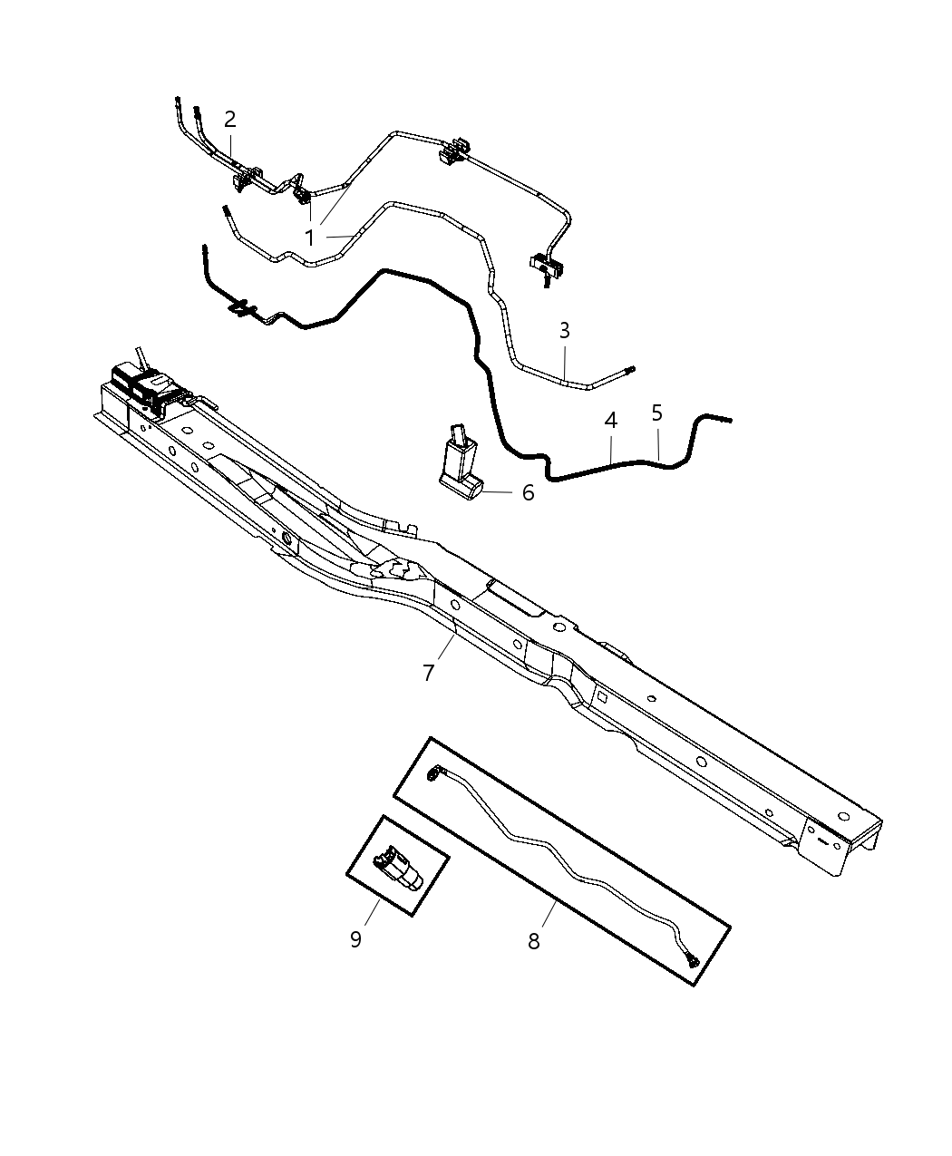 Mopar 52129490AB Tube Fuel