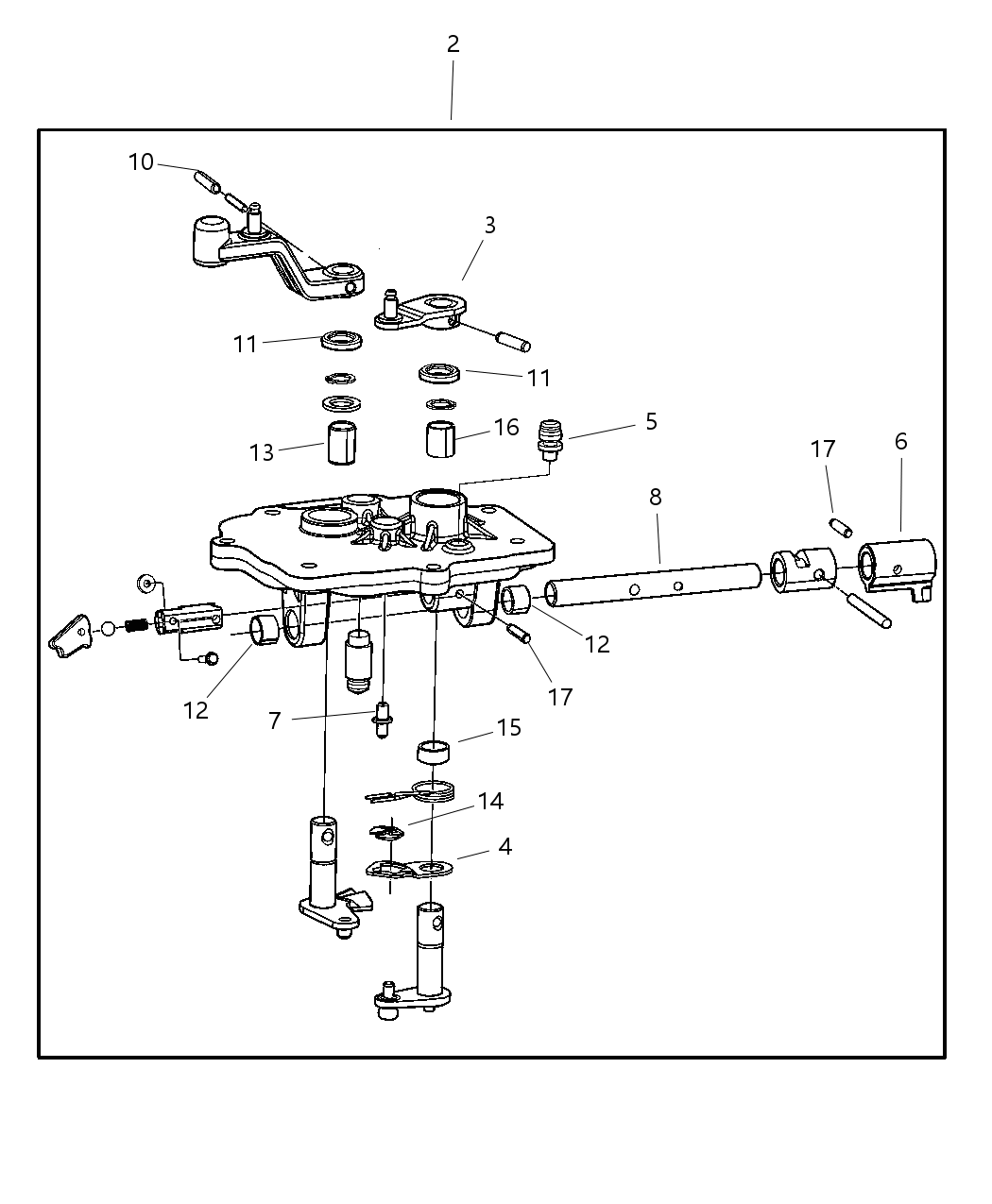 Mopar 5080909AA Bushing Shift Rail