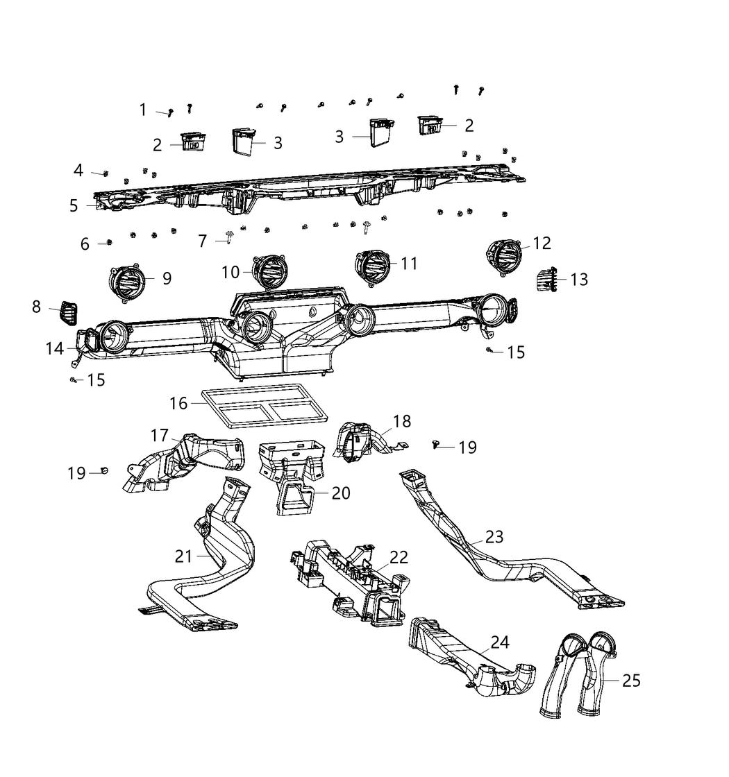 Mopar 68290512AD Duct Adapter Defrost