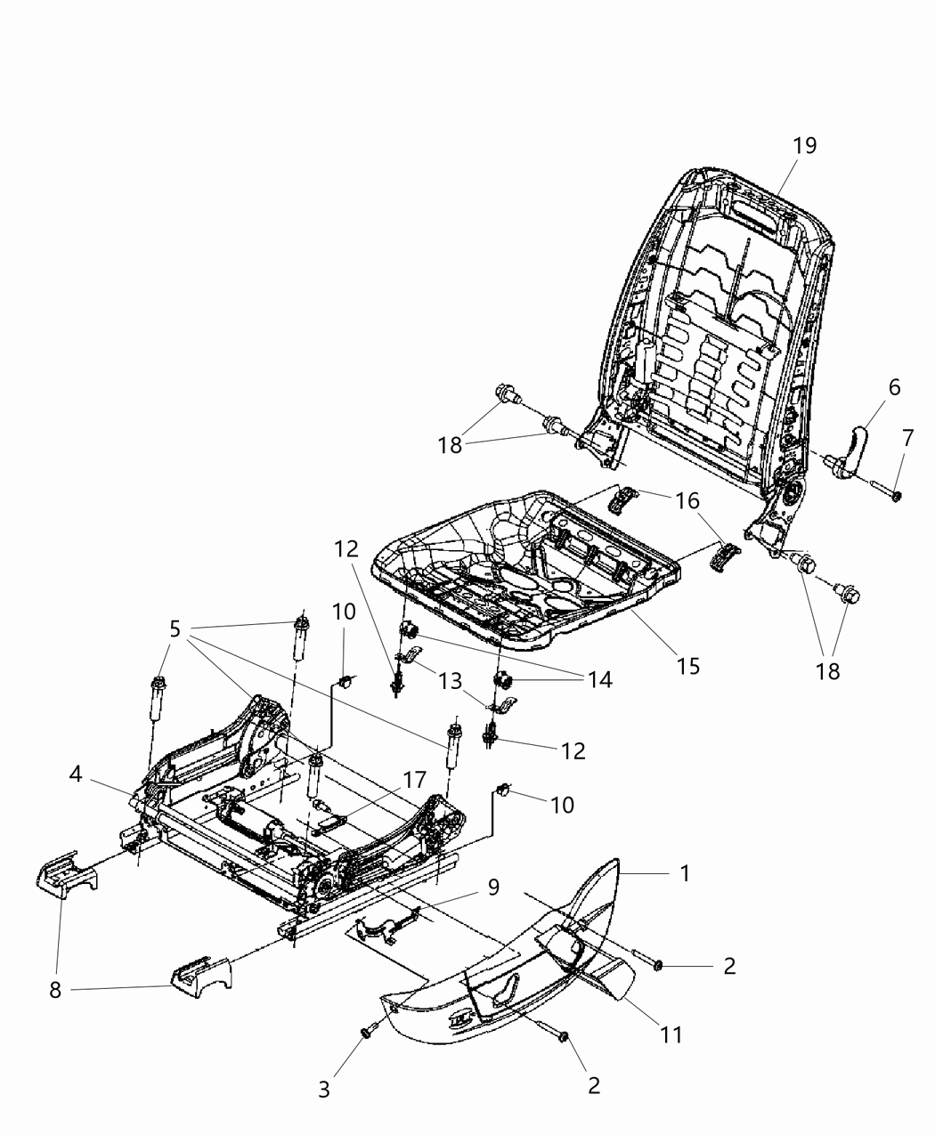 Mopar 1AN841J3AA Shield Driver Outboard, Driver Side