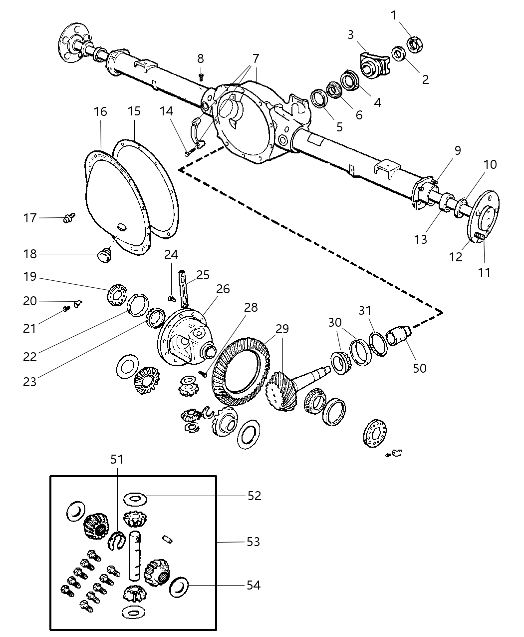 Mopar 5102072AD Housing Axle
