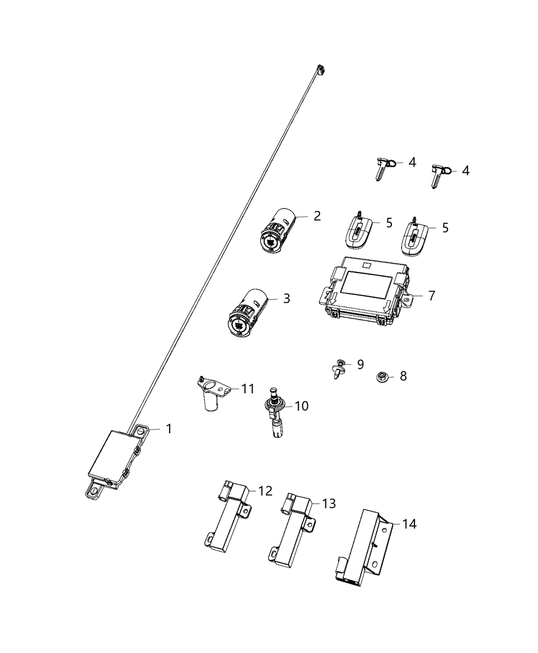 Mopar 56029838AA Receiver