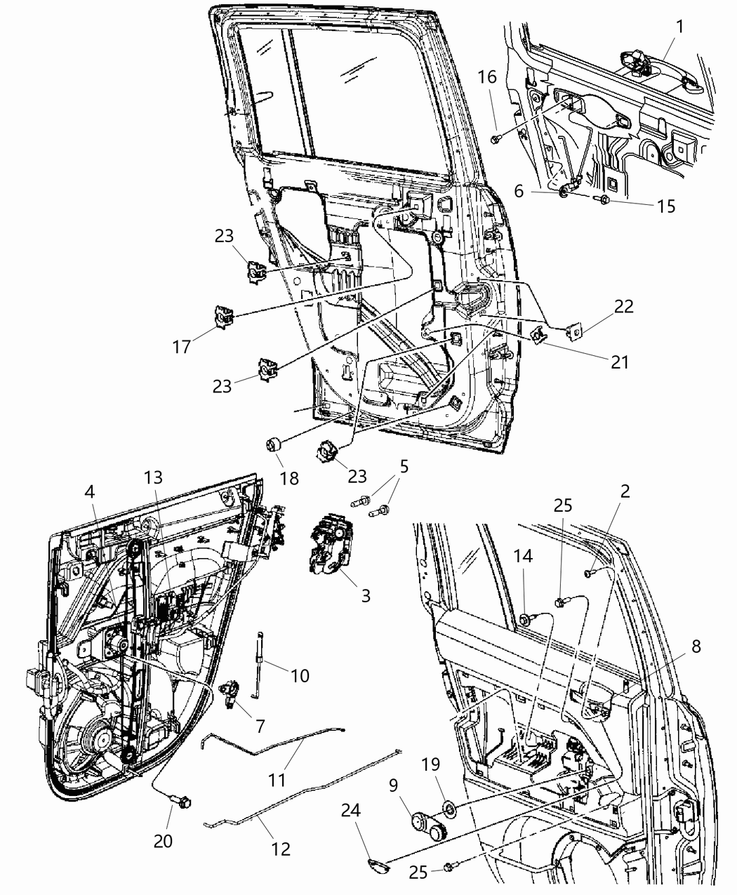 Mopar XU80KBUAG Handle Exterior Door