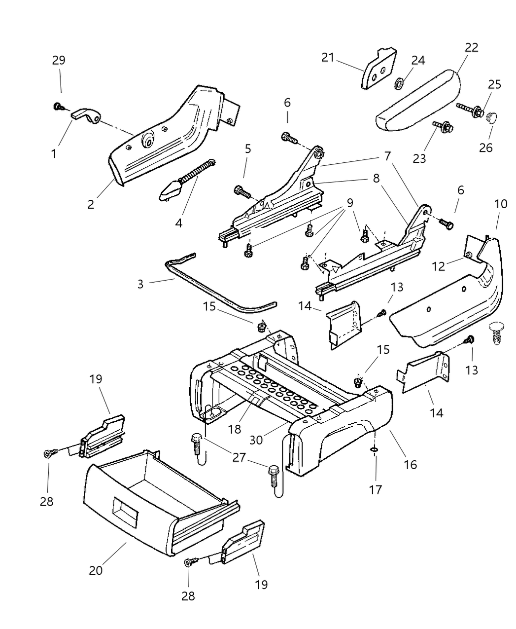 Mopar GN531D5 Cap Handle Screw Cover