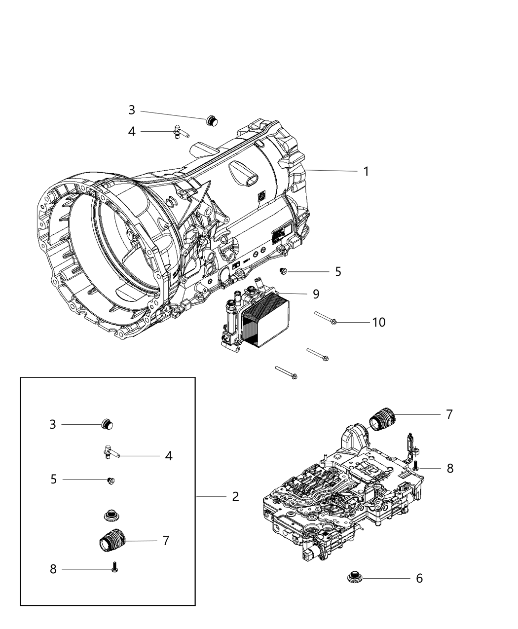 Mopar 68241047AA Plug Kit Transmission